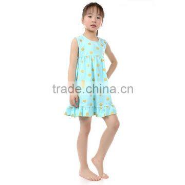 Cotton Material Kids Dress Wholesale Newest Summer Girls Dresses Supplier's Choice photo-2