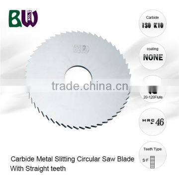 Tungsten Carbide Metal Slitting Circular Saw Blade For Milling Machine