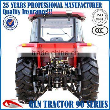 YTO Diesel engine QLN-904 farm tractor, 90hp 4*4 hydranulic steering