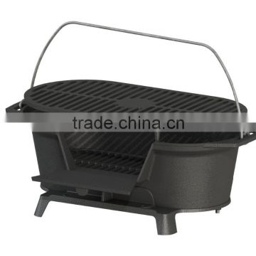 Pre-seasoned Cast Iron Cookware outdoor charcoal BBQ grill