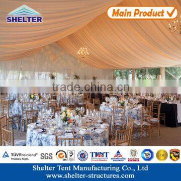 Beautiful marquee lining fabric for party decoration