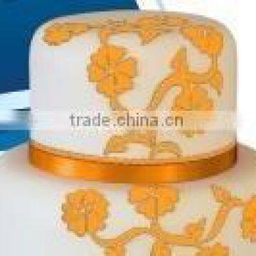 Blue Bead (Orange) Sugar Paste & Fondant For Pastry Decoration