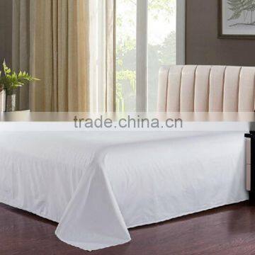 cheap promotion plain white T/C fabric bedding set for hospital and Hotel