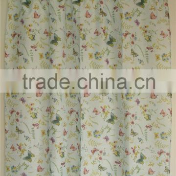 100% Polyester Fancy Design Printed Bathroom Curtain