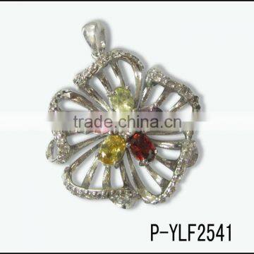 fine pendant with CZ wholeslae fashionable jewelry,925 sivler