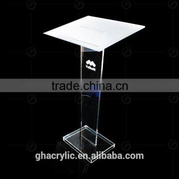 YZ-0025 Famouns Brand Show Celebration Professional Acrylic Modern Design Crystal Podium photo-4