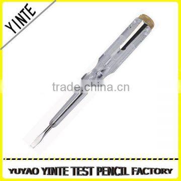 China factory Ordinary tesing scredriver/pen /pencil voltage tester in good qulity with CE approved