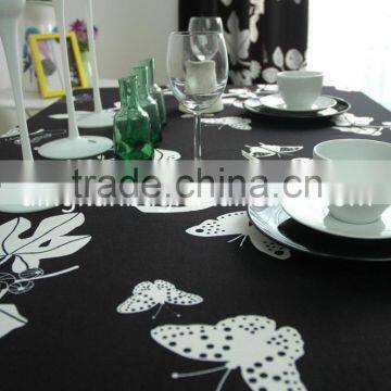 2015 Butterfly Printed Comfortable Fashion Cheap Table Cover Cotton photo-3