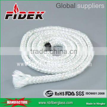 Braided sealing fiberglass rope