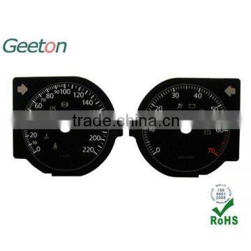 Custom 2D Matte PC Auto Dashboard Speedometer