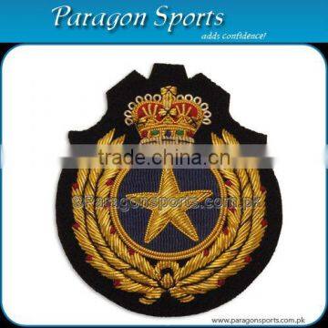 Bullion Badges Handmade Embroidered Blazer Badge PS-134