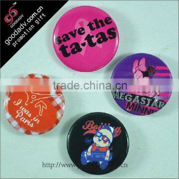 Guangzhou factory produce free stytle lovely blank button badges