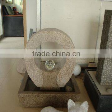 Home Decor Letter Stone Water Fountain Rolling Ball