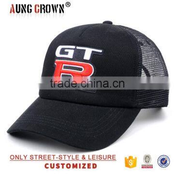 fashion design custom all 6 panels mesh baseball caps