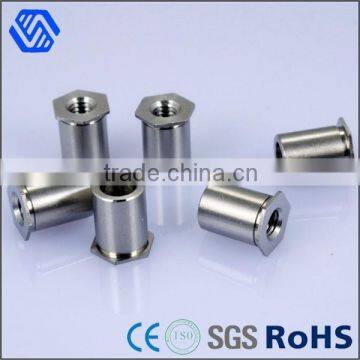 Round head aluminum weld nut hot sale fastener male and female rivet nut