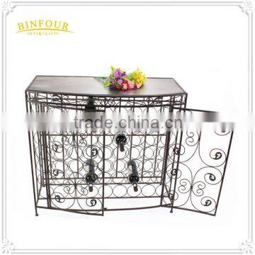 Cheap Metal Bar Wine Bottle Holder Wine Bottle Display Rack photo-2