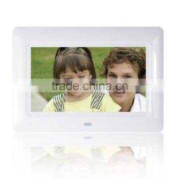 Promotion gift showing stand factory directly sale 7inch picture video music play digital photo frame