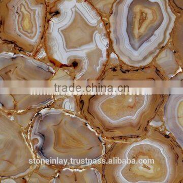 Natural Stone Agate Gemstone Slabs