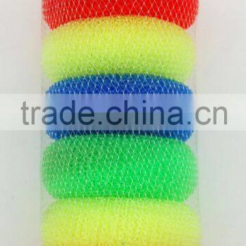 6pc 15g plastic mesh scourer