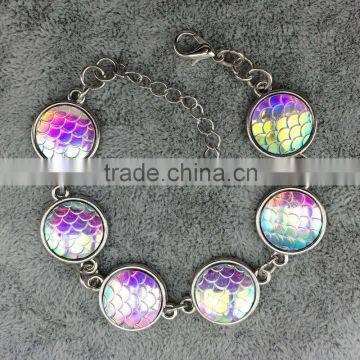Mermaid linked bracelet