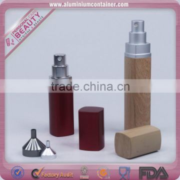 20ml aluminum refillable travel cosmetic spray bottle