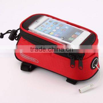 Wholesale new fashionable waterproof bicycle front tube bag 12496M