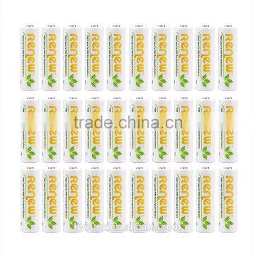 RENEW 30 Pack AA 2950mAh Ni-MH Rechargeable Batteries with Battery Storage