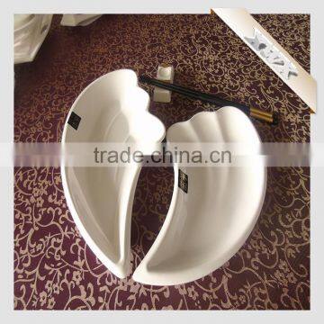 MP-15 Wholesale popular melamine leaf plate