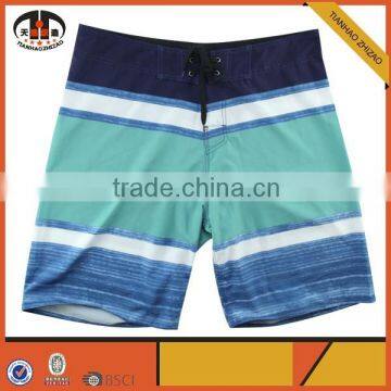 Hot Mens Beach Trunks with Elastic Waist