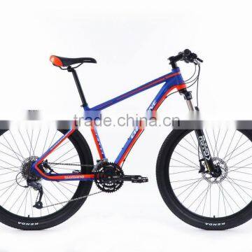 27.5" 27SP ALUMINIUM ALLOY Mountain Bike with suspensione MTB Mountain bicycle wholesale manufacturer in China