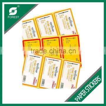 CUSTOMIZED PAPER ADHESIVE LABELS, PAPER LABELS