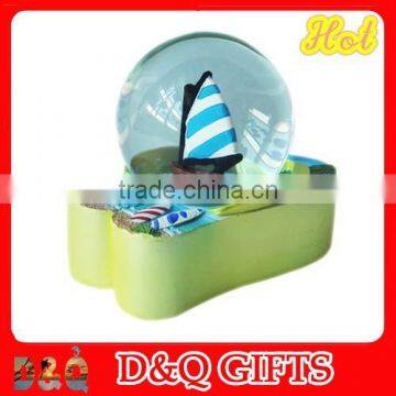 Souvenir Custom Resin Snow Globe With Slipper Base
