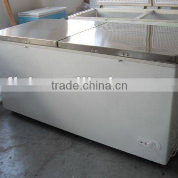 Stainless steel Chest Freezer BDS-450 SS 304 chest freezer ss 201 deep freezer