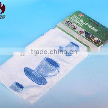 Wholesale Various pattern Embossed Microfiber Children Hand Towel