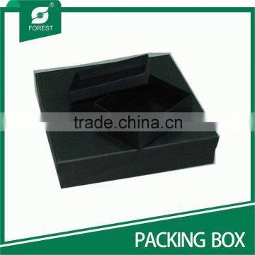 BLACK CARDBOARD PACKING BOX FOR JEWELRY photo-5