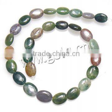 Natural Indian Agate Beads, Oval, more sizes for choice
