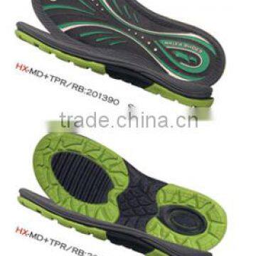 MD+TPR/PVC/EVA beach sandals sole