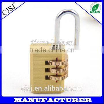 Factory directly sell OEM 2014 new product good quality brass combination padlock