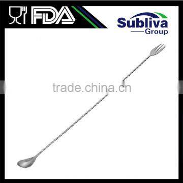 Cocktail Spoon And Cocktail Fork