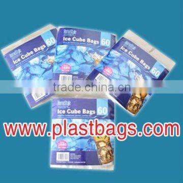 2015 HDPE supermaket Promotional ice cube bags