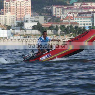 CE Certificated PVC Material Optional Floor High Speed Sports Boat