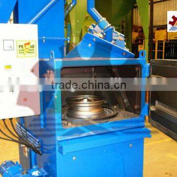 CE turn table shot blasting machines/rotary tablr shot blasting machines