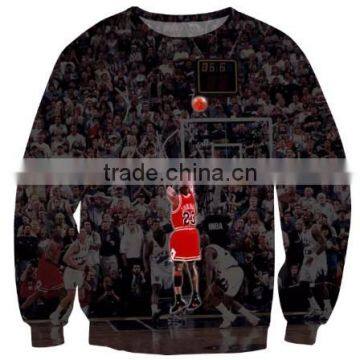 The Fashion longline sweatshirt 3D custom crewneck sweatshirt