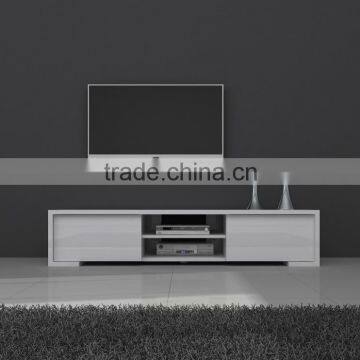 Modern TV cabinet white lacquer