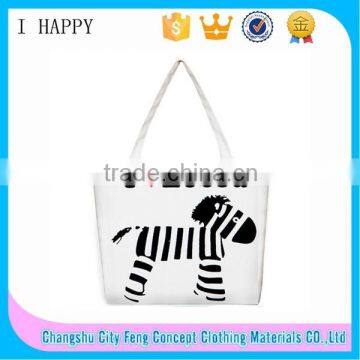 OEM Fashion Canvas Women Tote Handbag Leisure Bags for Beach