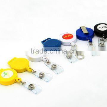 Customized Round Red Badge Reels With Different Color and Logos, Customized Badge Reels photo-2