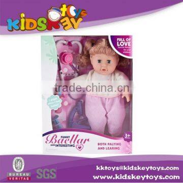 14-inch doll with sound happy kid toy doll toy baby doll