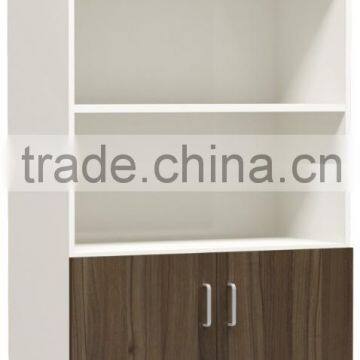 Office Wooden Filling Cabinet Locking Wood Storage Bookcase photo-2