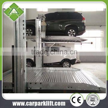 2 level two post car parking lift