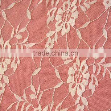 Nylon 200D bridal lace fabric 81# light lace fabric